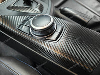 WRAPPING SERVICE - BMW F20 F21 F22 F23 LCI-2 CUSTOM INTERIOR TRIM SET - TEXTURED CARBON / CUSTOM COLOUR ACCENT TRIM