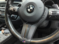 WRAPPING SERVICE - BMW F20 F21 F22 F23 LCI-2 CUSTOM INTERIOR TRIM SET - TEXTURED CARBON / CUSTOM COLOUR ACCENT TRIM