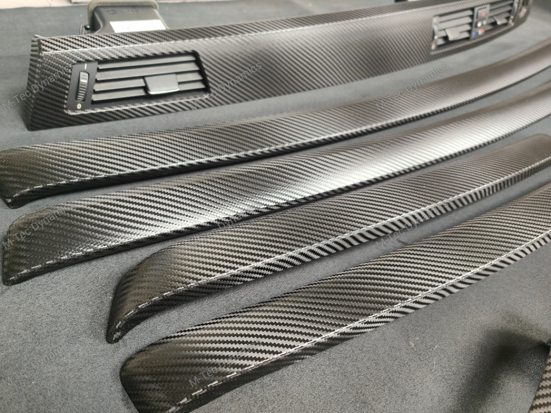 BMW E93 CIC CONVERTIBLE INTERIOR TRIM SET - TEXTURED CARBON (MTD-TEX)