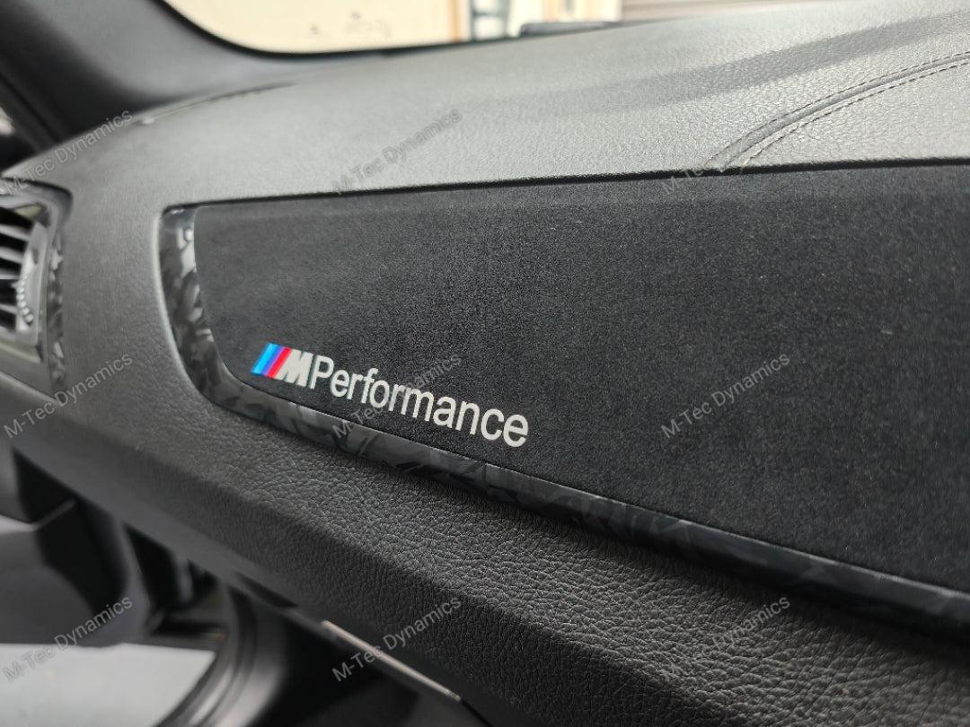 WRAPPING SERVICE - BMW F20 F21 F22 F23 LCI-2 CUSTOM INTERIOR TRIM SET - FORGED CARBON / ALCANTARA