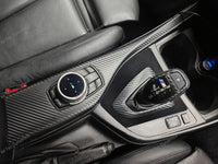 WRAPPING SERVICE - BMW F20 F21 F22 F23 CUSTOM INTERIOR TRIM SET - 3D CARBON / ALCANTARA / ORANGE ACCENT