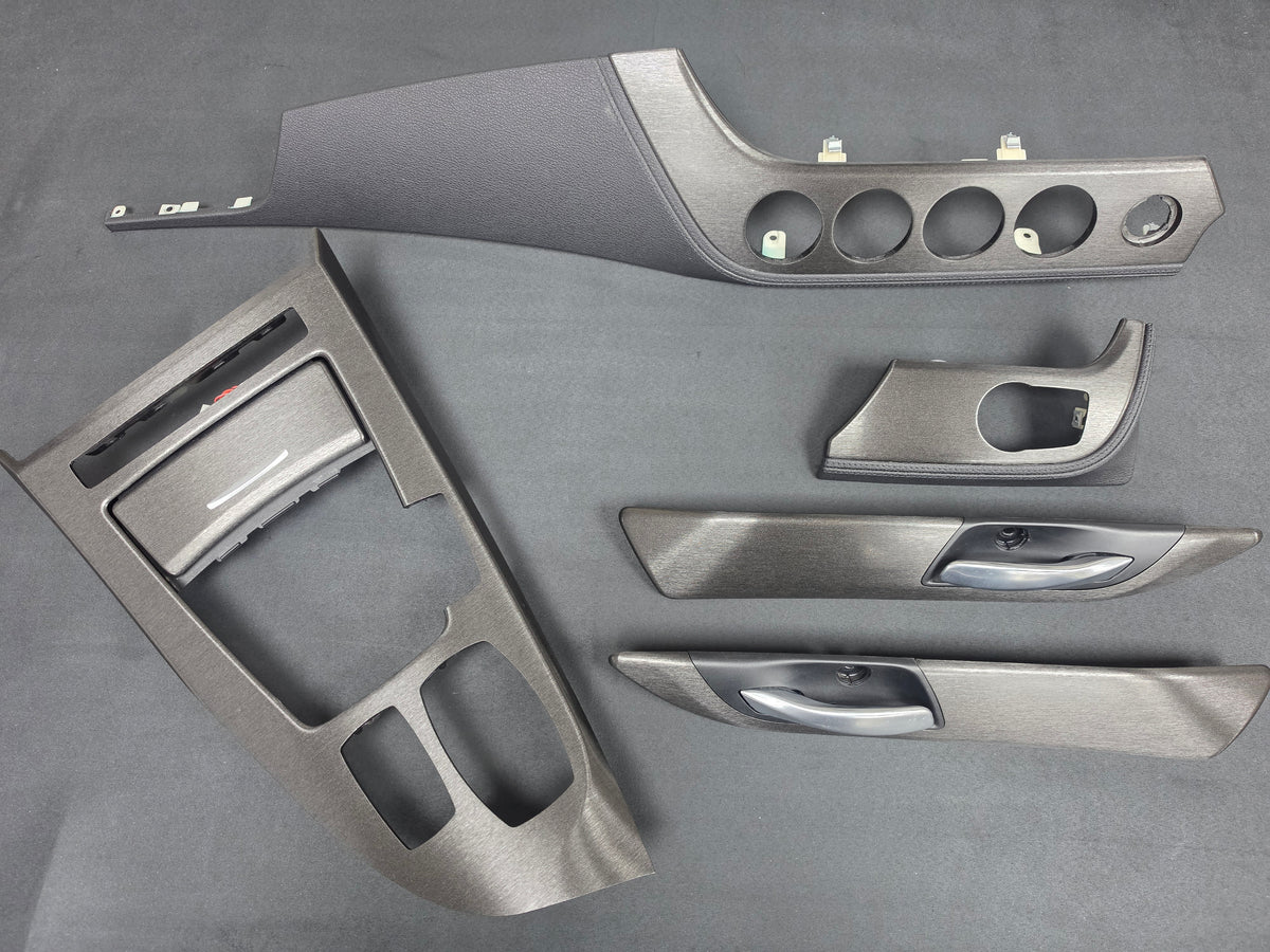 BMW Z4 E89 INTERIOR TRIM SET - BLACK BRUSHED ALUMINIUM