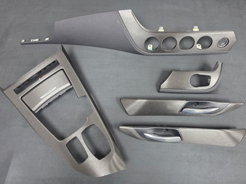 BMW Z4 E89 INTERIOR TRIM SET - BLACK BRUSHED ALUMINIUM