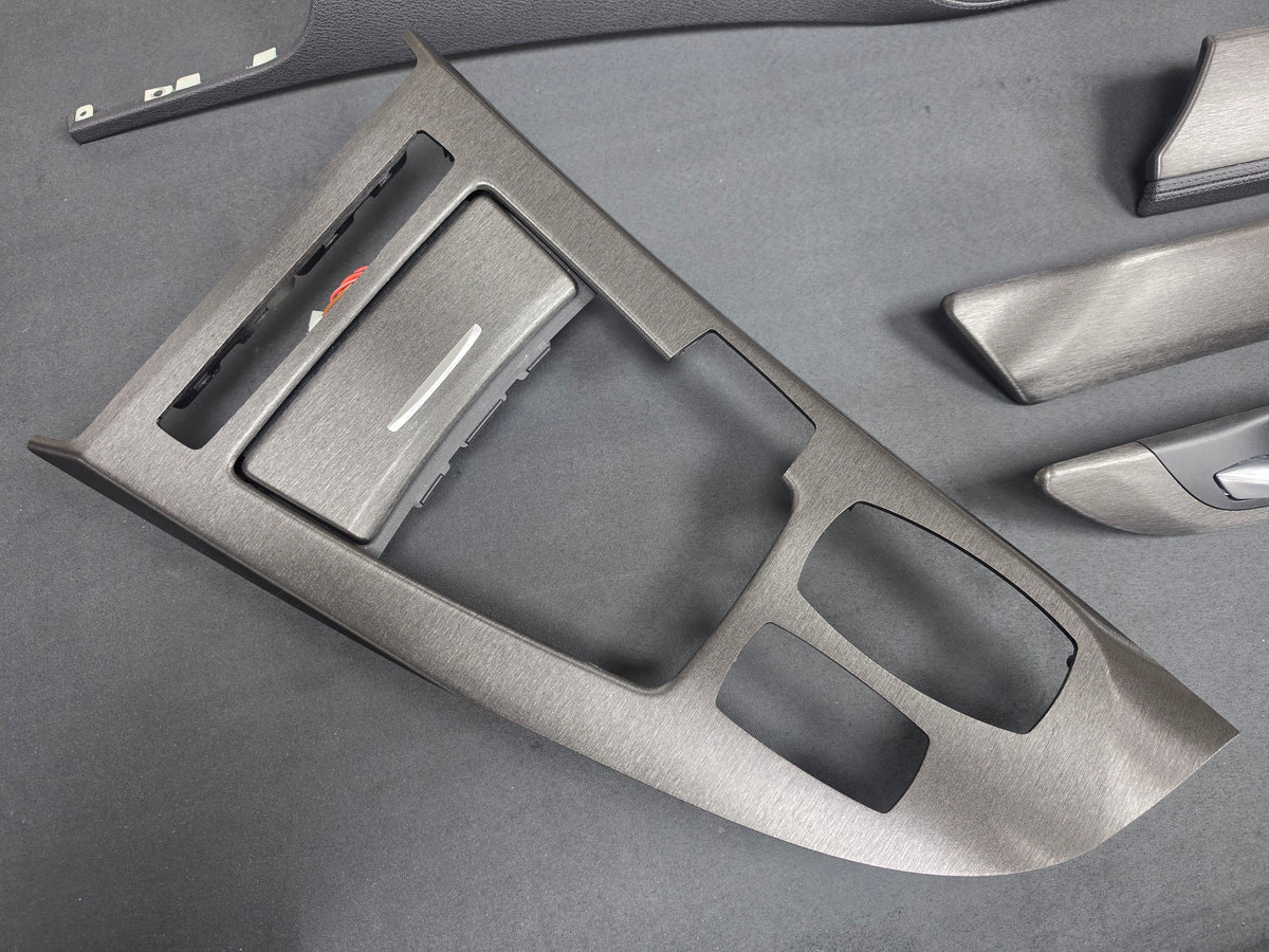 BMW Z4 E89 INTERIOR TRIM SET - BLACK BRUSHED ALUMINIUM