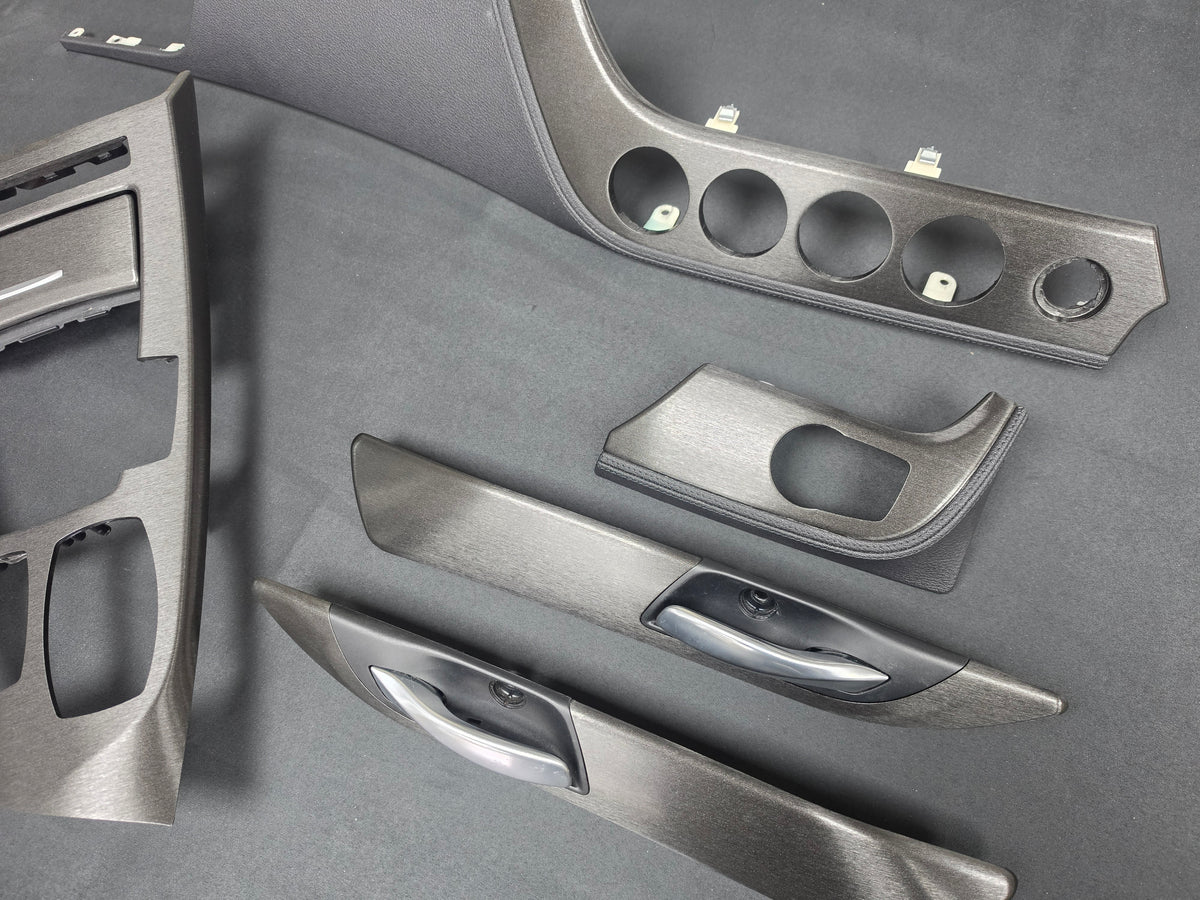 BMW Z4 E89 INTERIOR TRIM SET - BLACK BRUSHED ALUMINIUM