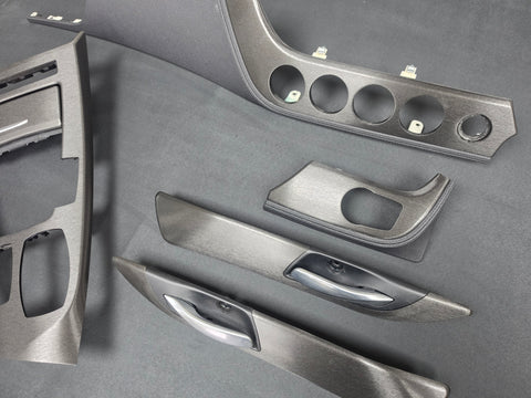 BMW Z4 E89 INTERIOR TRIM SET - BLACK BRUSHED ALUMINIUM