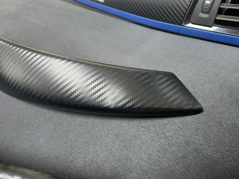 BMW F33 CONVERTIBLE INTERIOR TRIM SET - 3D CARBON / BLUE ACCENT