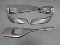 BMW F21 F22 INTERIOR TRIM SET - PERFORMANCE STYLE / HIGH GLOSS CARBON / ALCANTARA (NEW)