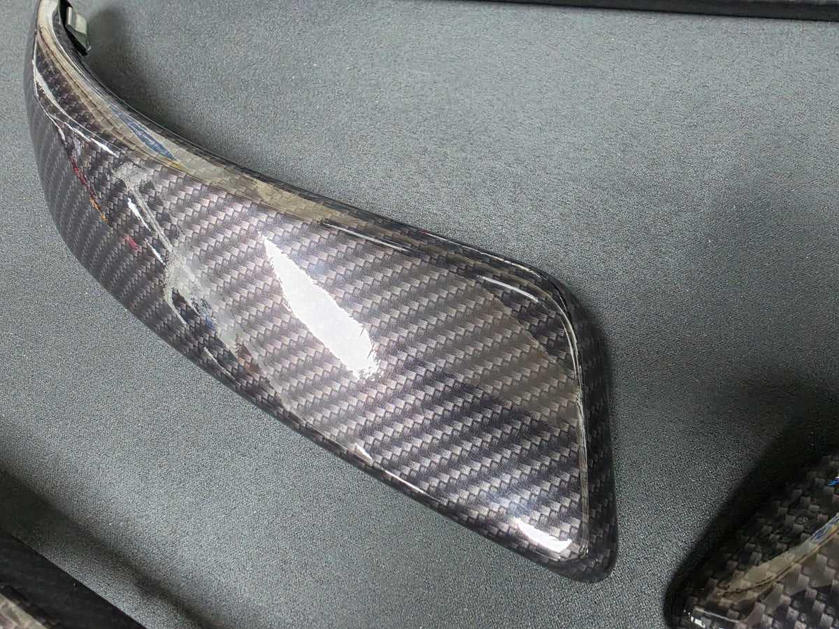 BMW F21 F22 INTERIOR TRIM SET - PERFORMANCE STYLE / HIGH GLOSS CARBON / ALCANTARA (NEW)
