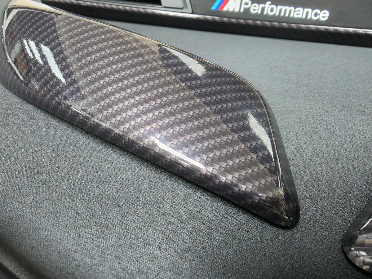 BMW F21 F22 INTERIOR TRIM SET - PERFORMANCE STYLE / HIGH GLOSS CARBON / ALCANTARA (NEW)