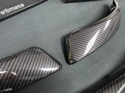BMW F21 F22 INTERIOR TRIM SET - PERFORMANCE STYLE / HIGH GLOSS CARBON / ALCANTARA (NEW)