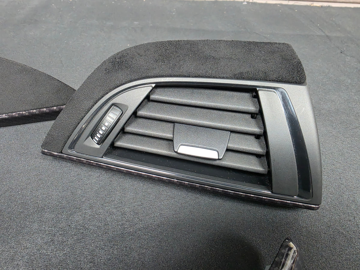 BMW F21 F22 INTERIOR TRIM SET - PERFORMANCE STYLE / HIGH GLOSS CARBON / ALCANTARA (NEW)