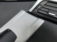 BMW F30 F31 F36 INTERIOR TRIM SET - 4D SILVER CARBON / BLACK ACCENT