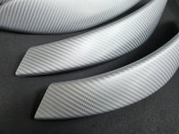 BMW F30 F31 F36 INTERIOR TRIM SET - 4D SILVER CARBON / BLACK ACCENT