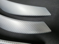 BMW F30 F31 F36 INTERIOR TRIM SET - 4D SILVER CARBON / BLACK ACCENT