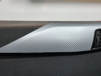 BMW F30 F31 F36 INTERIOR TRIM SET - 4D SILVER CARBON / BLACK ACCENT