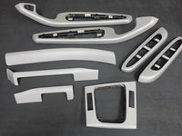 BMW E46 COUPE INTERIOR TRIM SET - SILVER BRUSHED ALUMINIUM