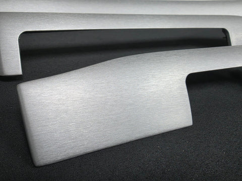 BMW E46 COUPE INTERIOR TRIM SET - SILVER BRUSHED ALUMINIUM