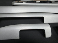 BMW E46 COUPE INTERIOR TRIM SET - SILVER BRUSHED ALUMINIUM