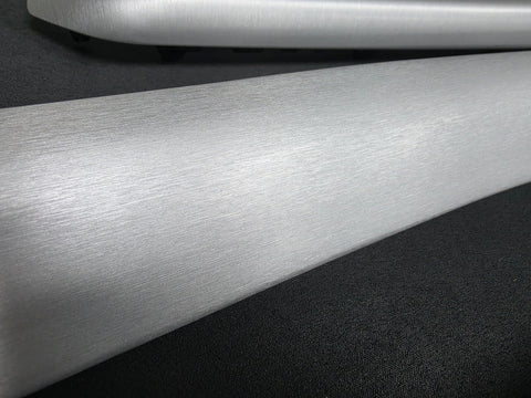 BMW E46 COUPE INTERIOR TRIM SET - SILVER BRUSHED ALUMINIUM