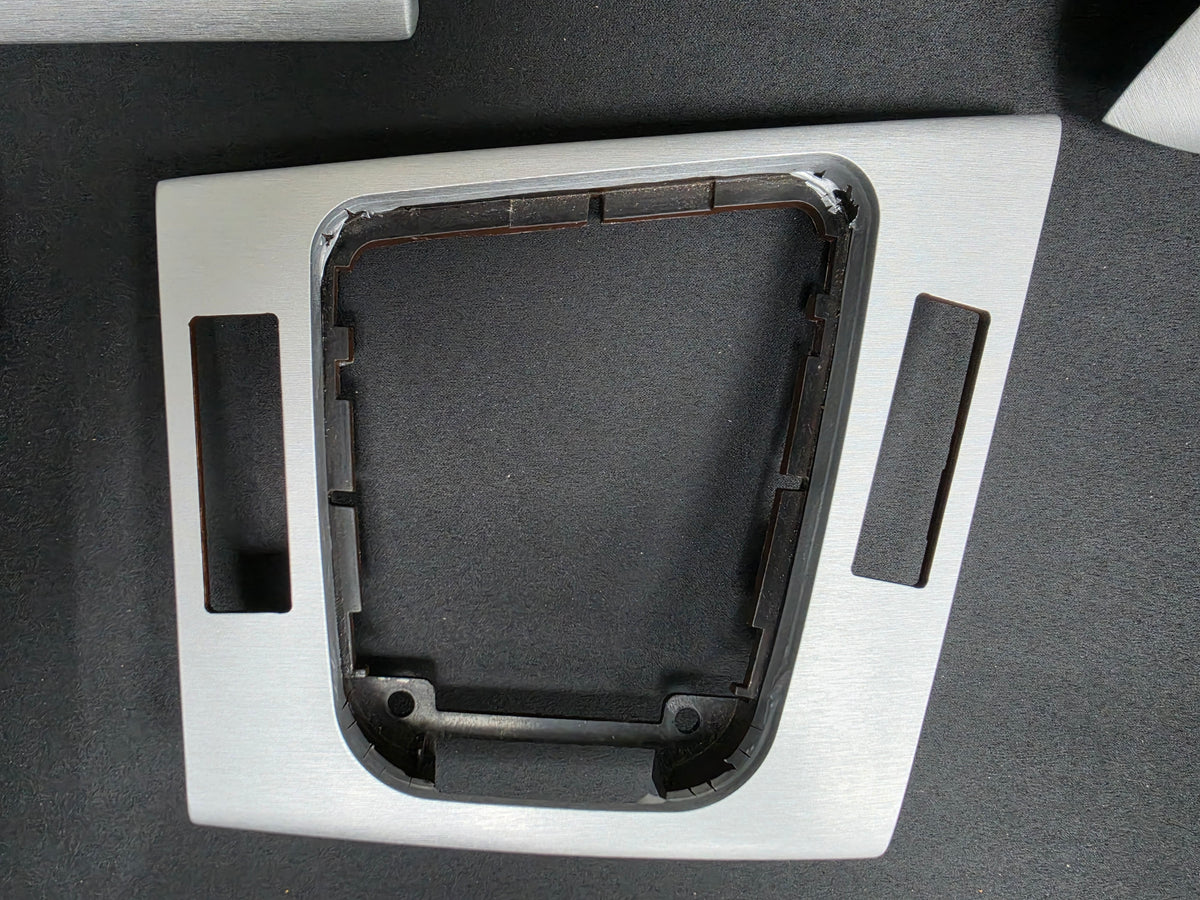 BMW E46 COUPE INTERIOR TRIM SET - SILVER BRUSHED ALUMINIUM