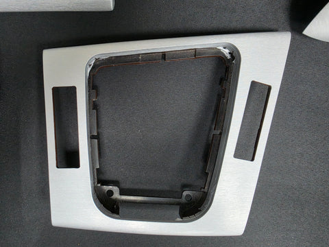 BMW E46 COUPE INTERIOR TRIM SET - SILVER BRUSHED ALUMINIUM