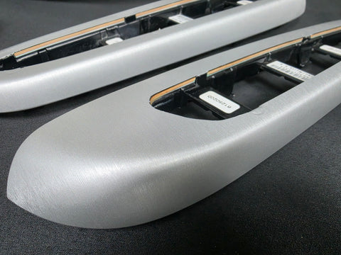 BMW E46 COUPE INTERIOR TRIM SET - SILVER BRUSHED ALUMINIUM