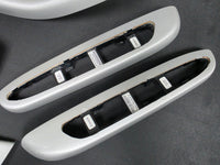BMW E46 COUPE INTERIOR TRIM SET - SILVER BRUSHED ALUMINIUM