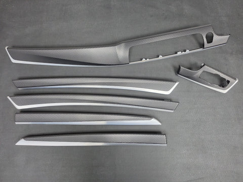 BMW F10 F11 M5 INTERIOR TRIM SET - 3D BLACK CARBON