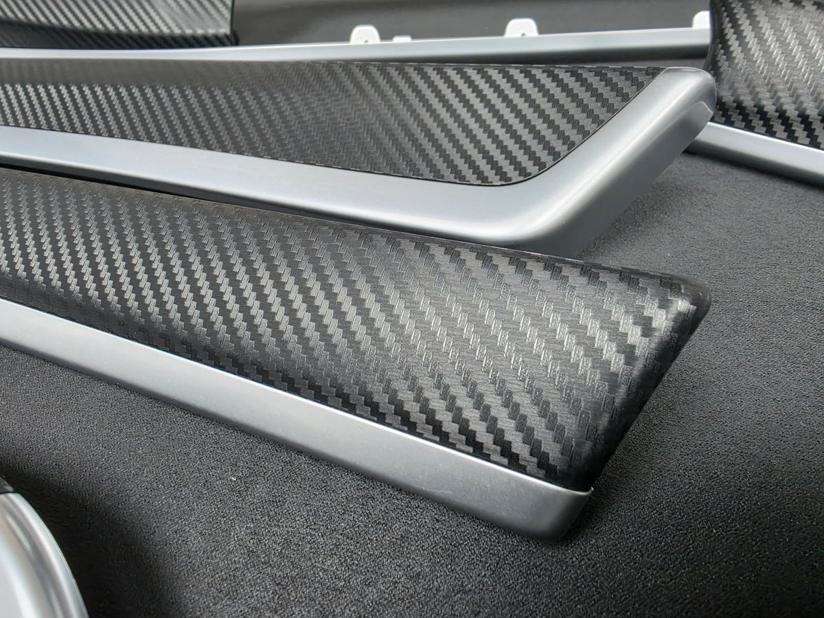 BMW F10 F11 M5 INTERIOR TRIM SET - 3D BLACK CARBON