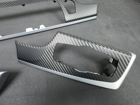 BMW F10 F11 M5 INTERIOR TRIM SET - 3D BLACK CARBON