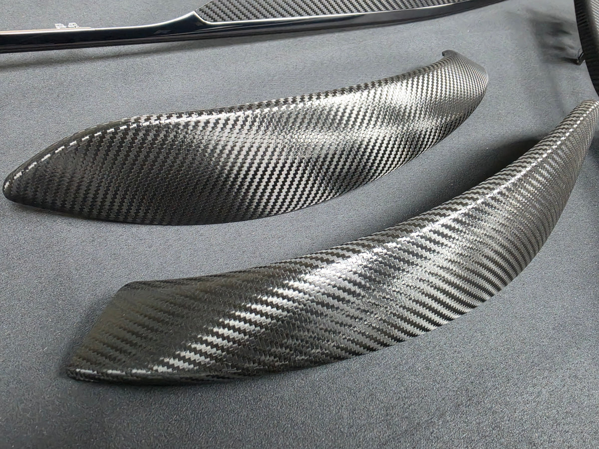 BMW F82 M4 COUPE COMPLETE INTERIOR TRIM SET - DEEP TEXTURED GLOSSY CARBON / SHADOW ACCENT