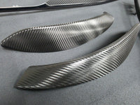 BMW F83 M4 CONVERTIBLE COMPLETE INTERIOR TRIM SET - DEEP TEXTURED GLOSSY CARBON / SHADOW ACCENT
