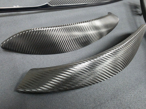 BMW F83 M4 CONVERTIBLE COMPLETE INTERIOR TRIM SET - DEEP TEXTURED GLOSSY CARBON / SHADOW ACCENT
