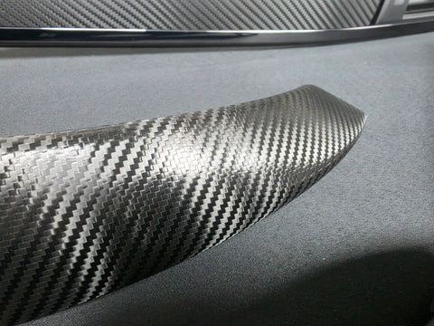 BMW F83 M4 CONVERTIBLE COMPLETE INTERIOR TRIM SET - DEEP TEXTURED GLOSSY CARBON / SHADOW ACCENT