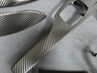 BMW F82 M4 COUPE COMPLETE INTERIOR TRIM SET - DEEP TEXTURED GLOSSY CARBON / SHADOW ACCENT