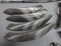 BMW F80 M3 SALOON COMPLETE INTERIOR TRIM SET - DEEP TEXTURED GLOSSY CARBON / SHADOW ACCENT