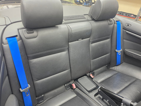 BMW 3-SERIES E93 CONVERTIBLE COLOURED SEAT BELTS - REMOVAL, RE-WEB & REFIT SERVICE