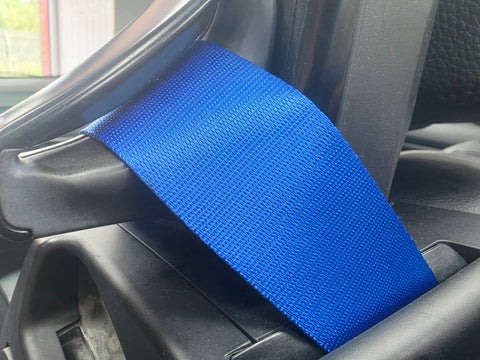 BMW 3-SERIES E93 CONVERTIBLE COLOURED SEAT BELTS - REMOVAL, RE-WEB & REFIT SERVICE