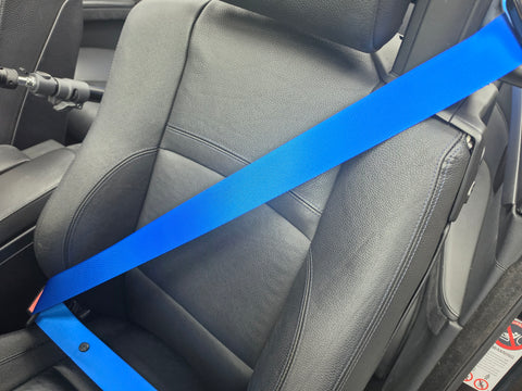 BMW 3-SERIES E93 CONVERTIBLE COLOURED SEAT BELTS - REMOVAL, RE-WEB & REFIT SERVICE