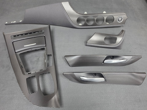 BMW Z4 E89 INTERIOR TRIM SET - TEXTURED PREMIUM BLACK CARBON