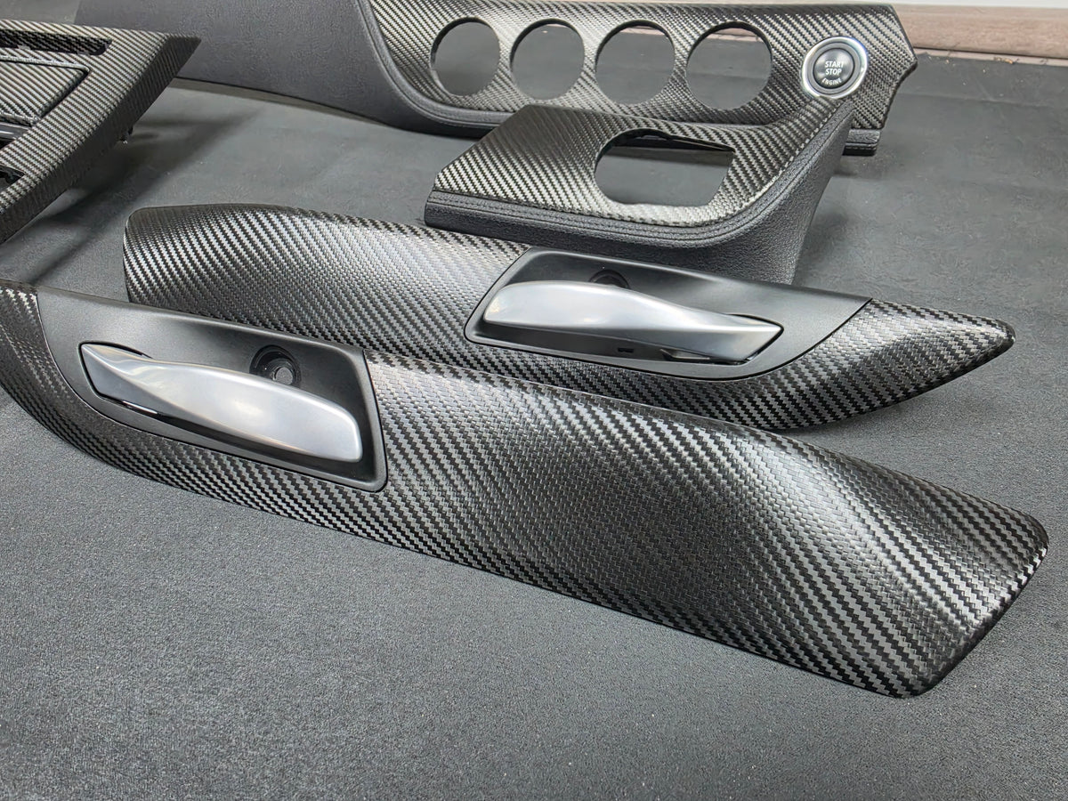 BMW Z4 E89 INTERIOR TRIM SET - TEXTURED BLACK CARBON