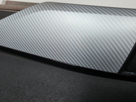 BMW F32 COUPE F82 M4 INTERIOR TRIM SET - 4D SILVER CARBON / BLACK ACCENT