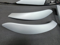 BMW F32 COUPE INTERIOR TRIM SET - 4D SILVER CARBON / BLACK ACCENT