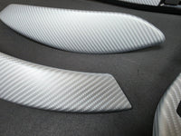 BMW F32 COUPE INTERIOR TRIM SET - 4D SILVER CARBON / BLACK ACCENT