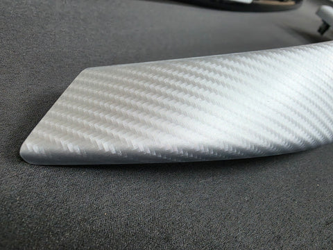 BMW F32 COUPE F82 M4 INTERIOR TRIM SET - 4D SILVER CARBON / BLACK ACCENT