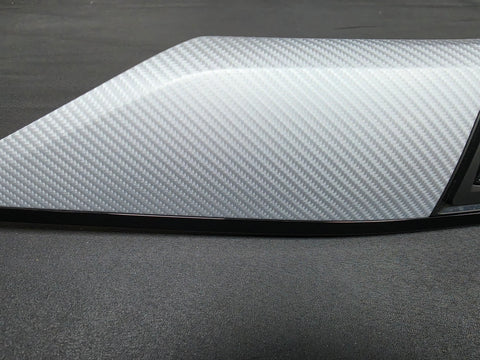 BMW F32 COUPE F82 M4 INTERIOR TRIM SET - 4D SILVER CARBON / BLACK ACCENT
