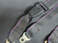 BMW E36 M3 COMPETITION STYLE TRI-COLOUR FRONT & REAR SEAT BELT SET