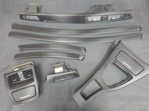 BMW E92 COUPE INTERIOR TRIM SET - TEXTURED CARBON