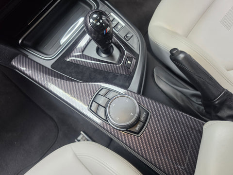 WRAPPING SERVICE - BMW F8X M3 M4 PERFORMANCE STYLE INTERIOR TRIM SET - HIGH GLOSS CARBON